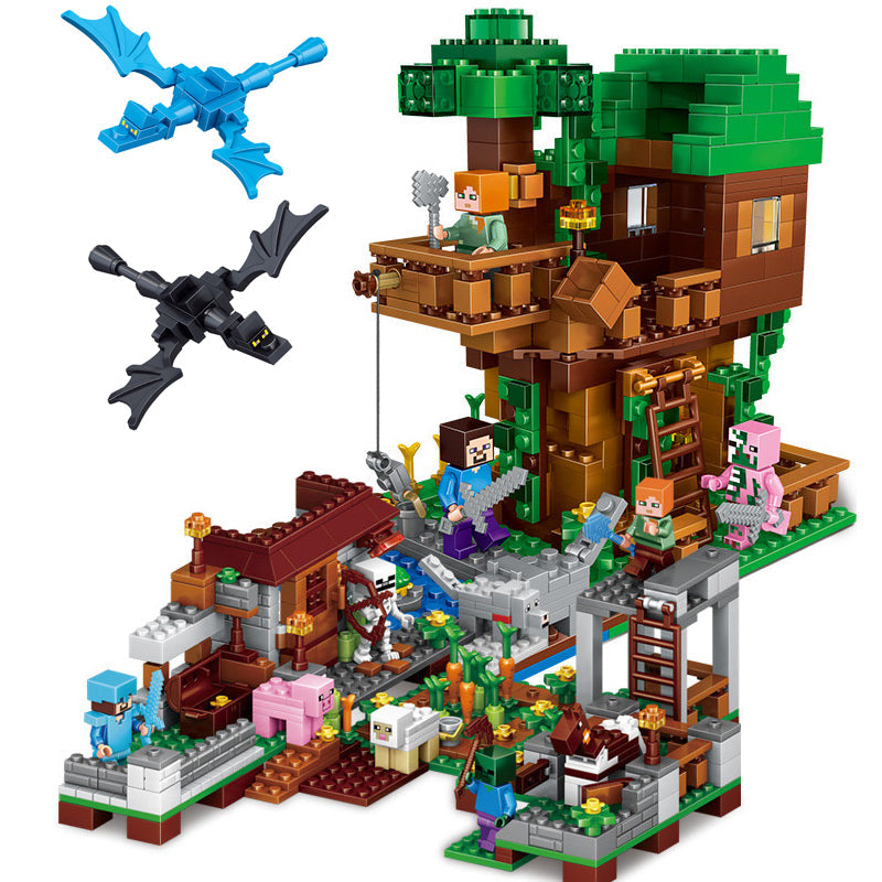 Children's minecraft building blocks toy